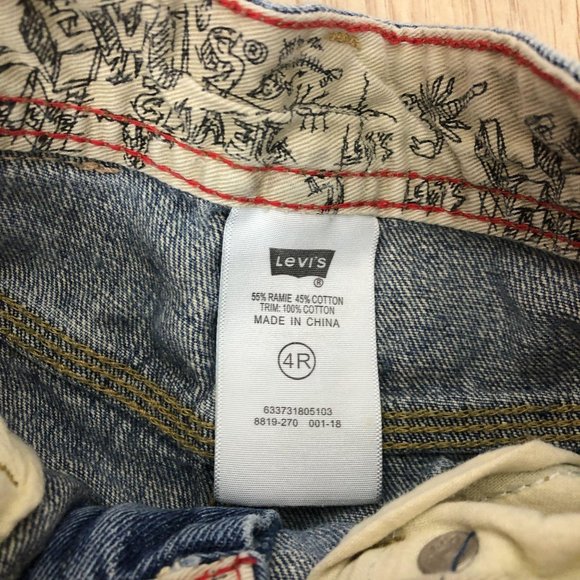 Levis Jean Shorts Size 4 - Picture 5 of 5